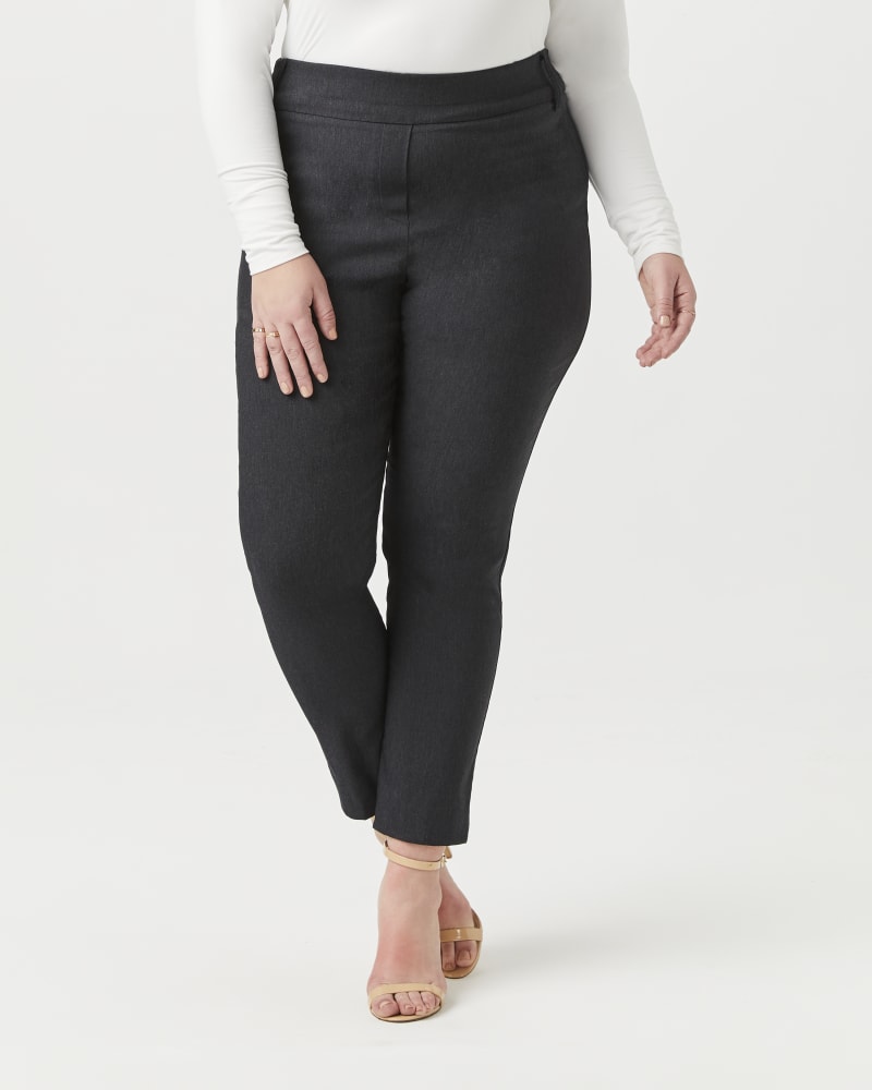 Front of plus size Coventry Petite Straight Leg Work Trouser by Prescott New York | Dia&Co | dia_product_style_image_id:152235